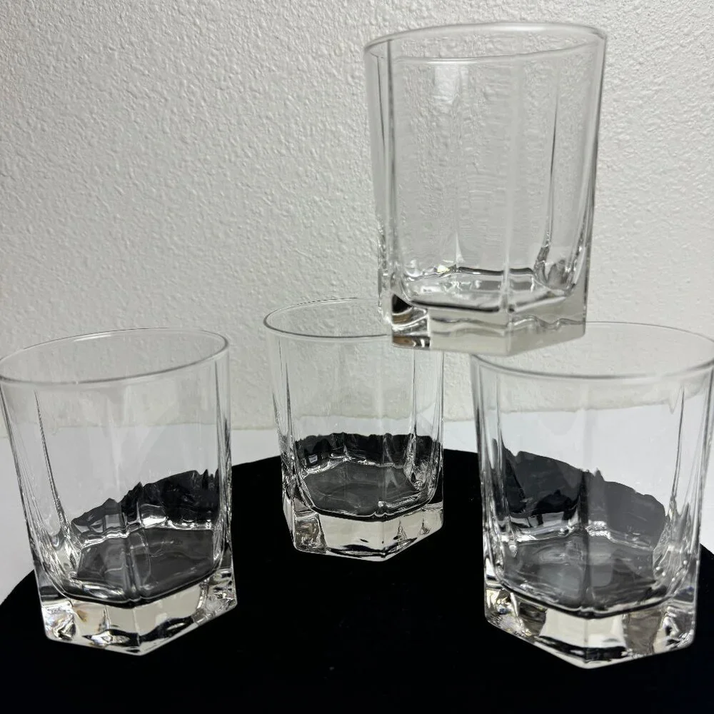 Vintage Whiskey Glass Set of 4